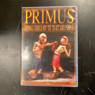 Primus - Animals Should Not Try To Act Like People DVD+CD (M-/VG+) -alt metal-